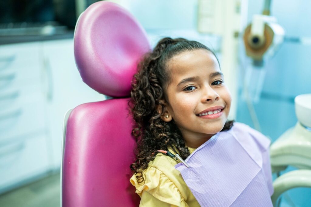 smiling child dental